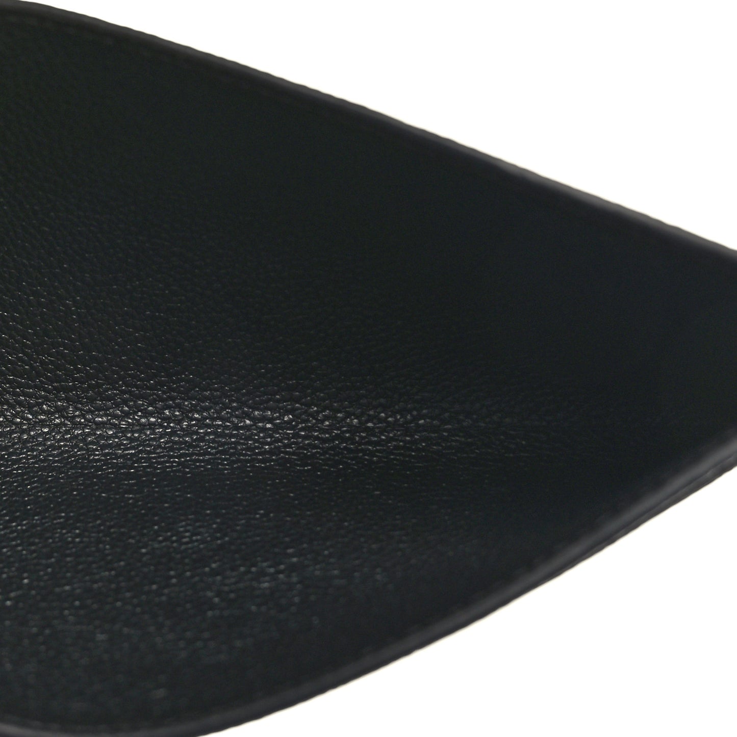 Calfskin Felicie Chain Wallet Card Holder Insert Black