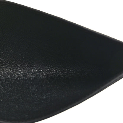 Louis Vuitton Calfskin Felicie Chain Wallet Card Holder Insert Black 5 of 6