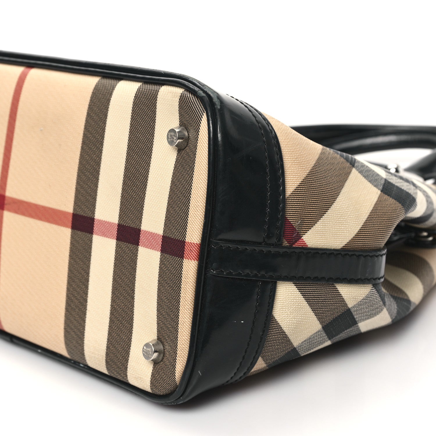 Burberry Nova Check Medium Tote Black 11 of 13