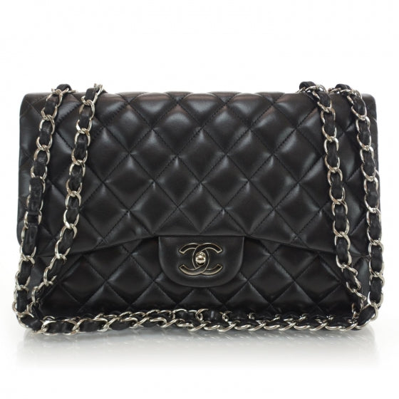 Chanel Lambskin Jumbo Single Flap Black 1 of 10