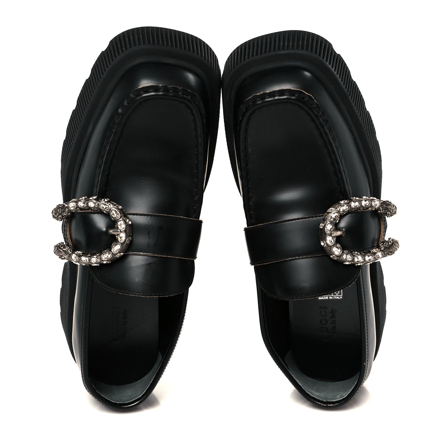 Cordovan Lux Dionysus Hunder Loafers 37.5 Black