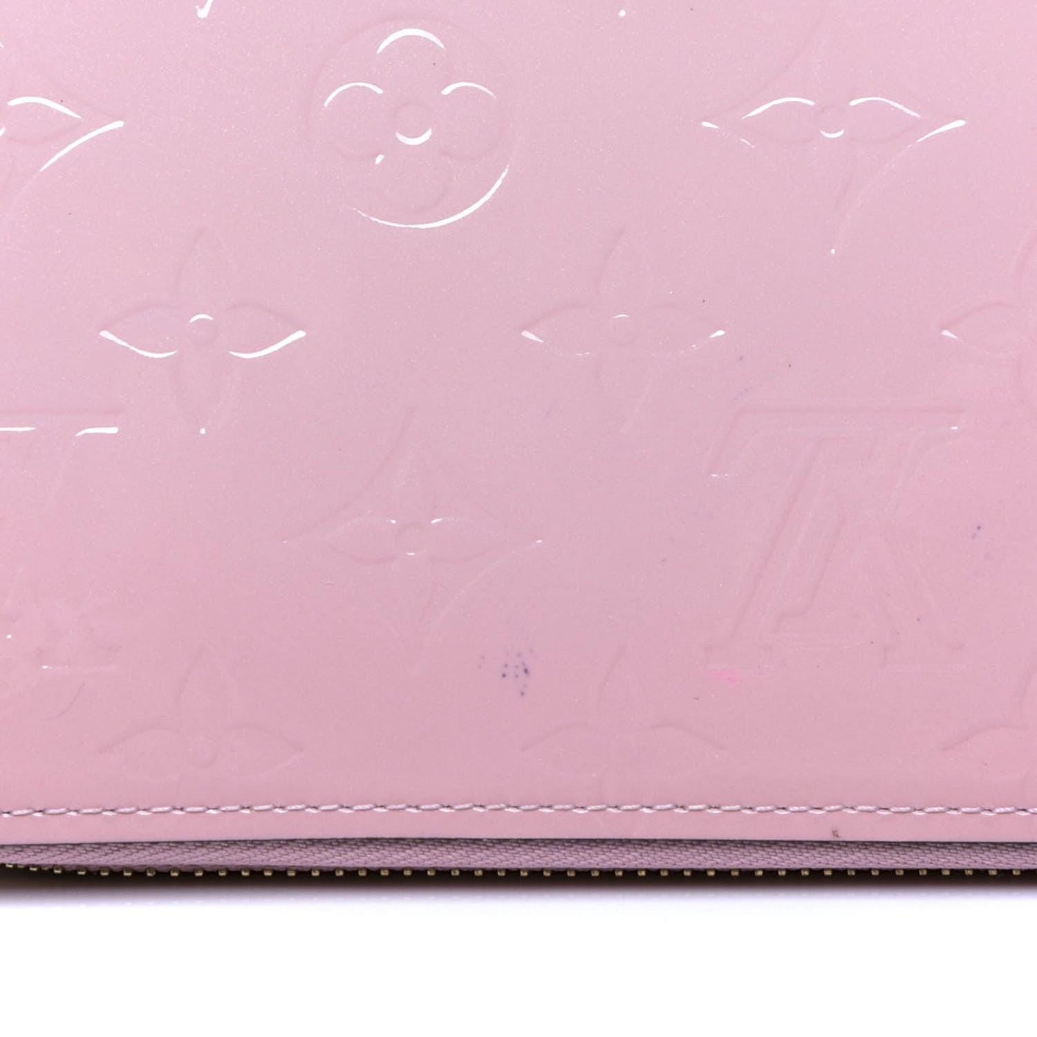 Louis Vuitton Vernis Zippy Wallet Rose Ballerine 10 of 10