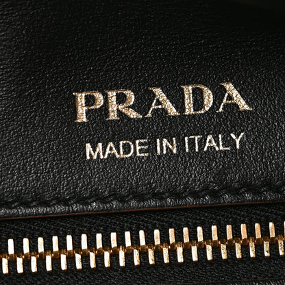 Prada City Calf Ribbon Bowling Bag Black 6 of 9