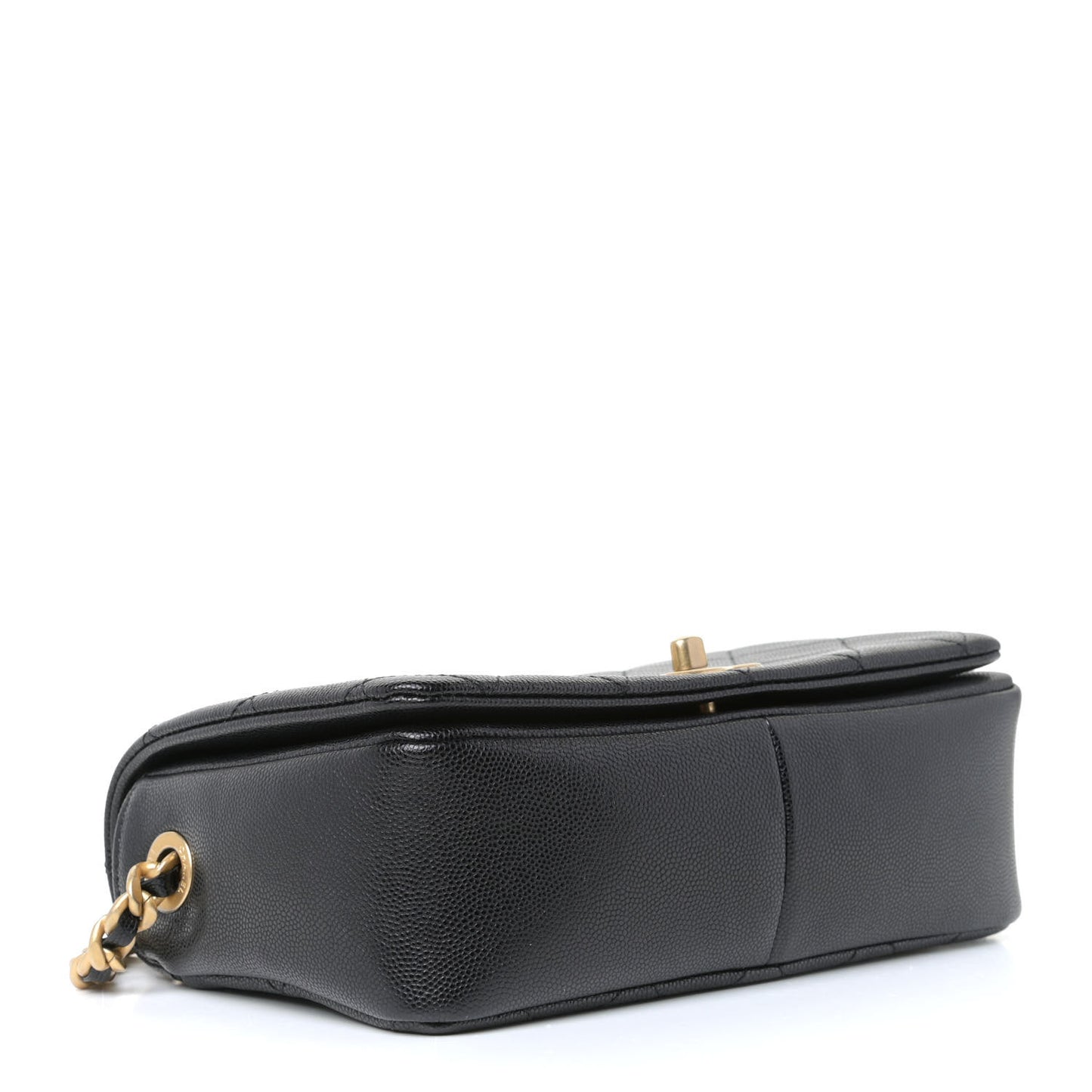 Caviar Quilted Small Fashion Therapy Flap Bag Black