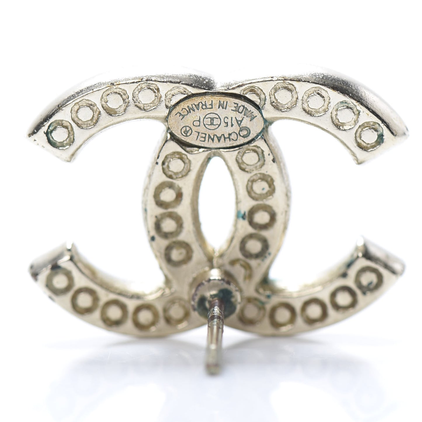 Crystal CC Earrings Gold