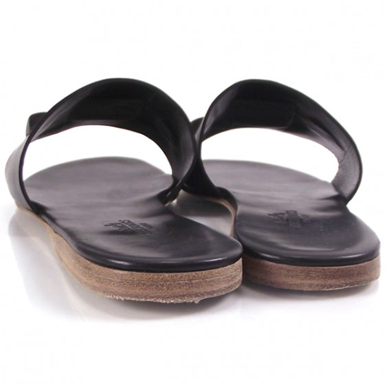 Hermes Leather Collier De Chien Sandals 38 3 of 7
