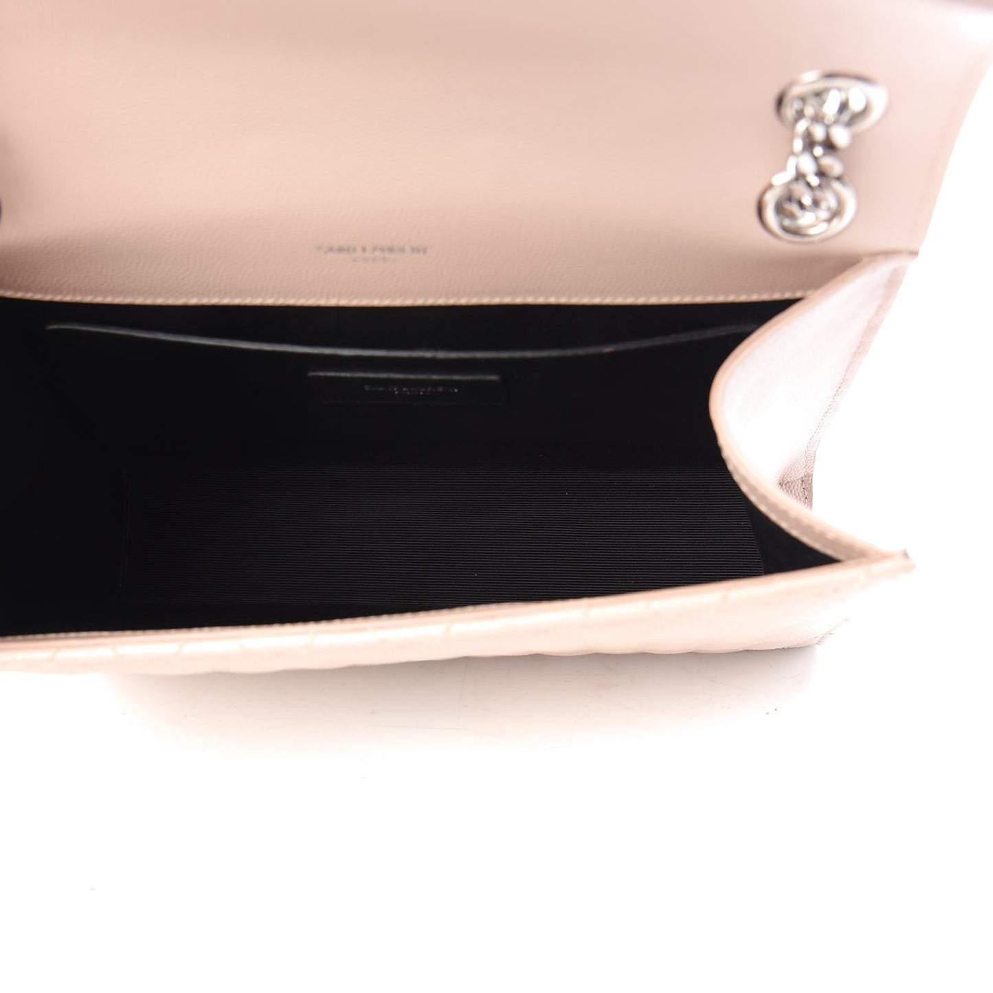 Grain De Poudre Textured Mixed Matelasse Medium Triquilt Monogram Satchel Marble Pink