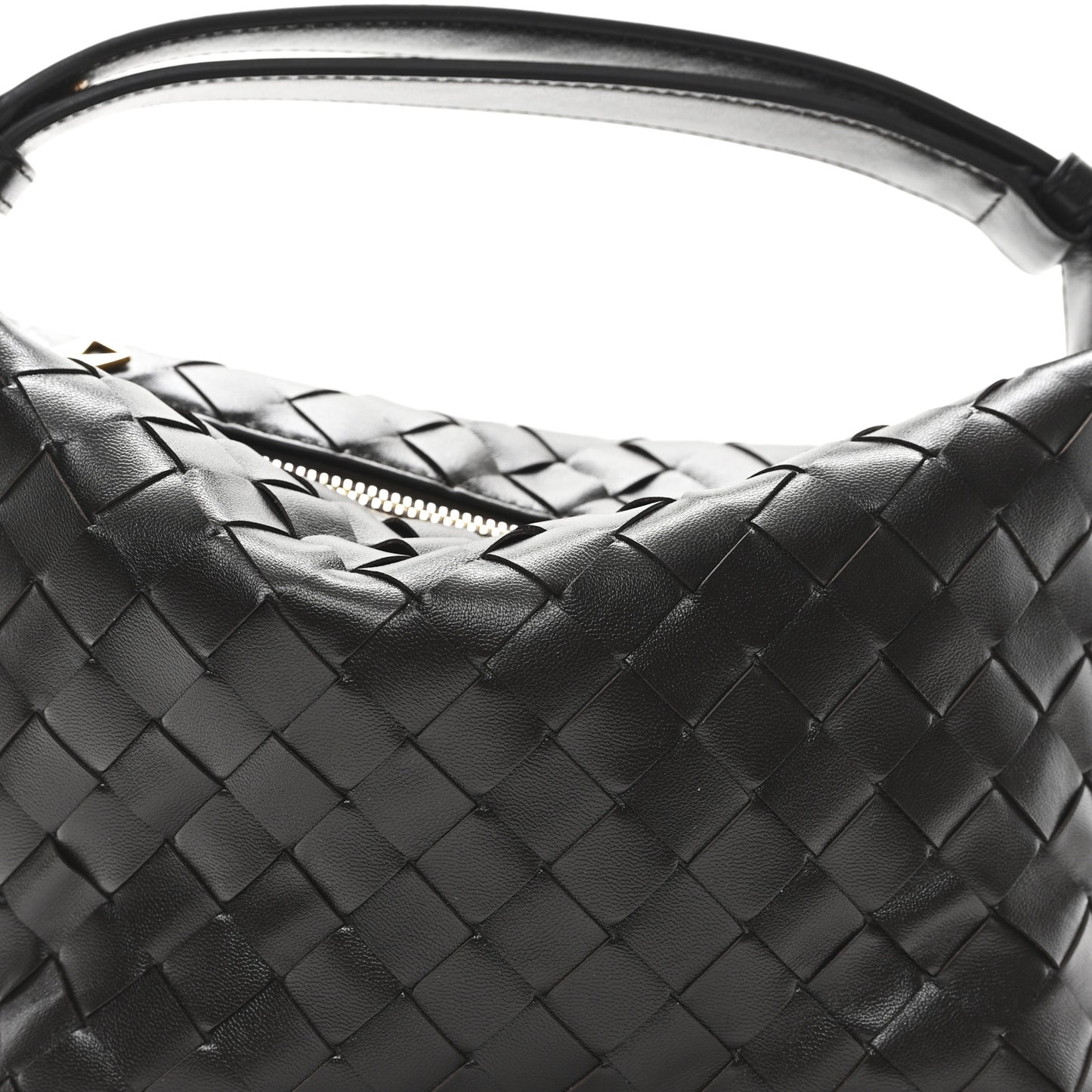 Calfskin Nappa Intrecciato Mini Wallace Fondant