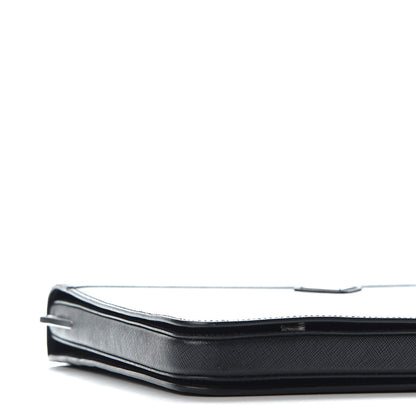 Prada Saffiano Travel Briefcase Black 5 of 9