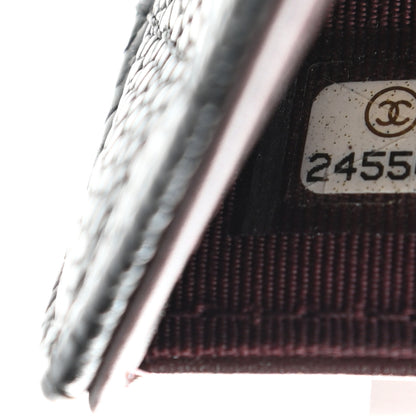 Chanel Caviar Quilted Yen Wallet Black 8 of 9