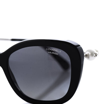 Chanel Polarized Pearl Sunglasses 5339-H Black 7 of 9