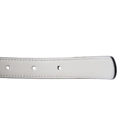 Gucci Plutone Calfskin Gucci Buckle 20mm Thin Belt 90 36 Mystic White 4 of 4