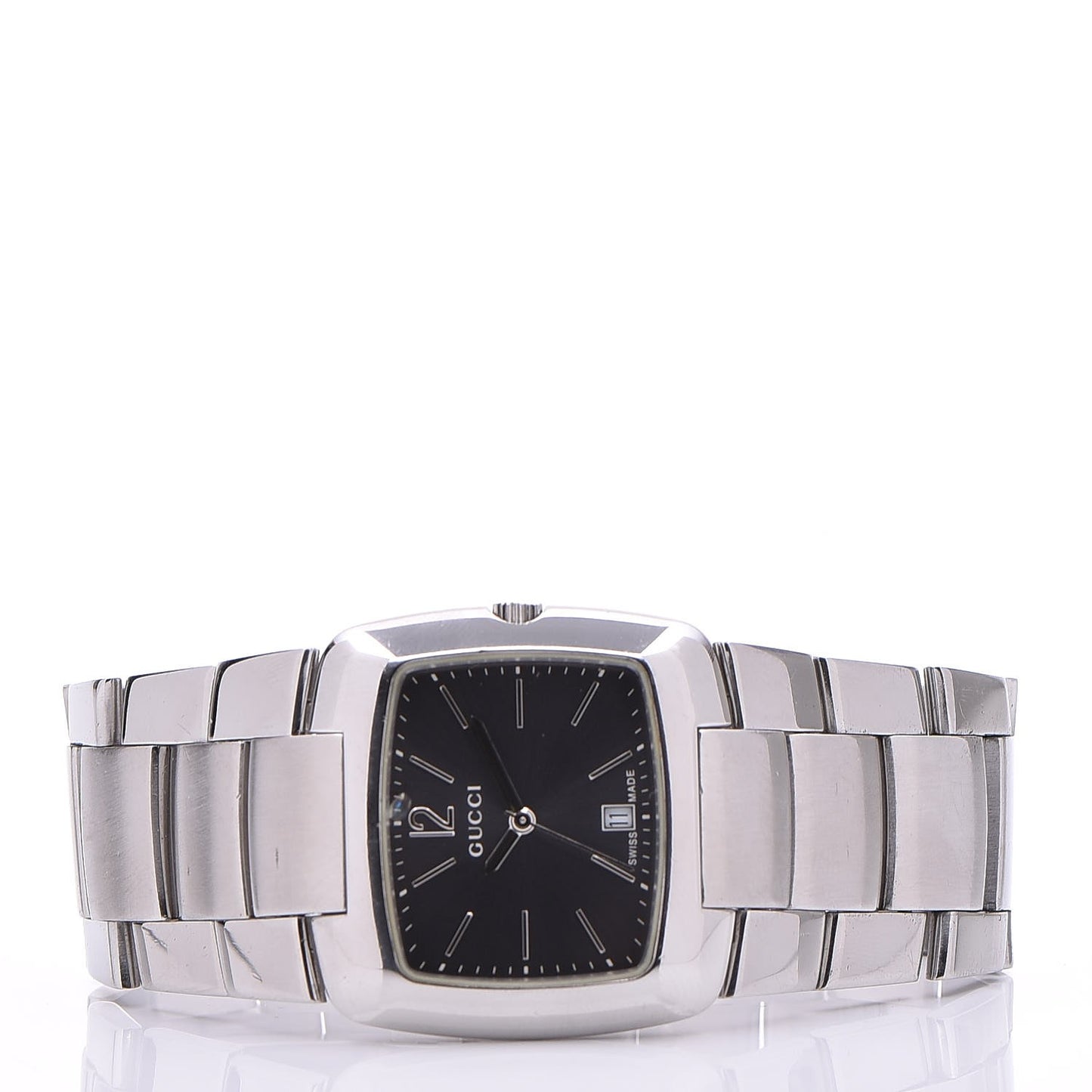 Stainless Steel 34mm 8500M Quartz Watch Black