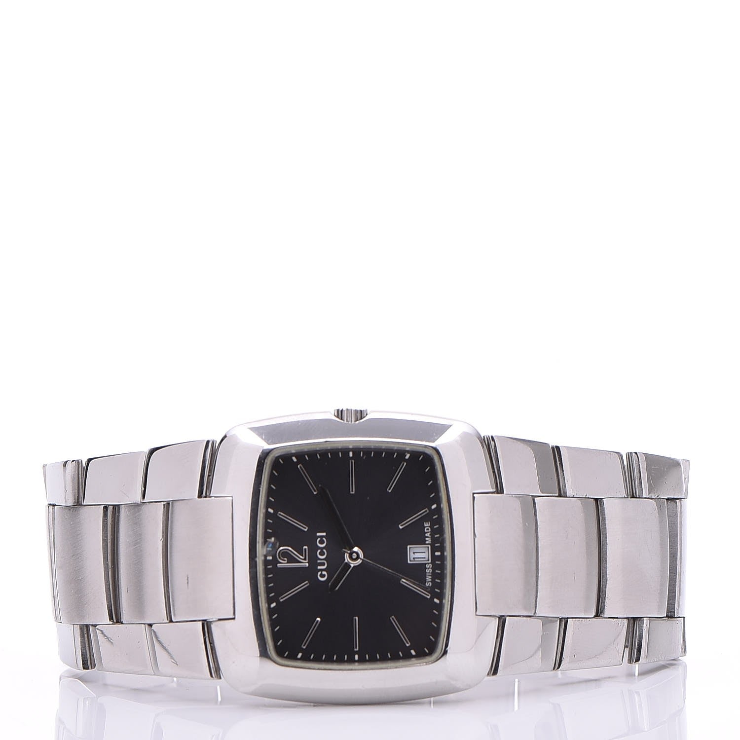 Gucci Stainless Steel 34mm 8500M Quartz Watch Black 3 of 8