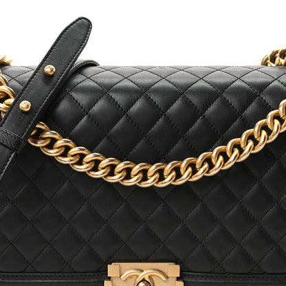 Chanel Calfskin Quilted New Medium Boy Flap Black 8 of 11