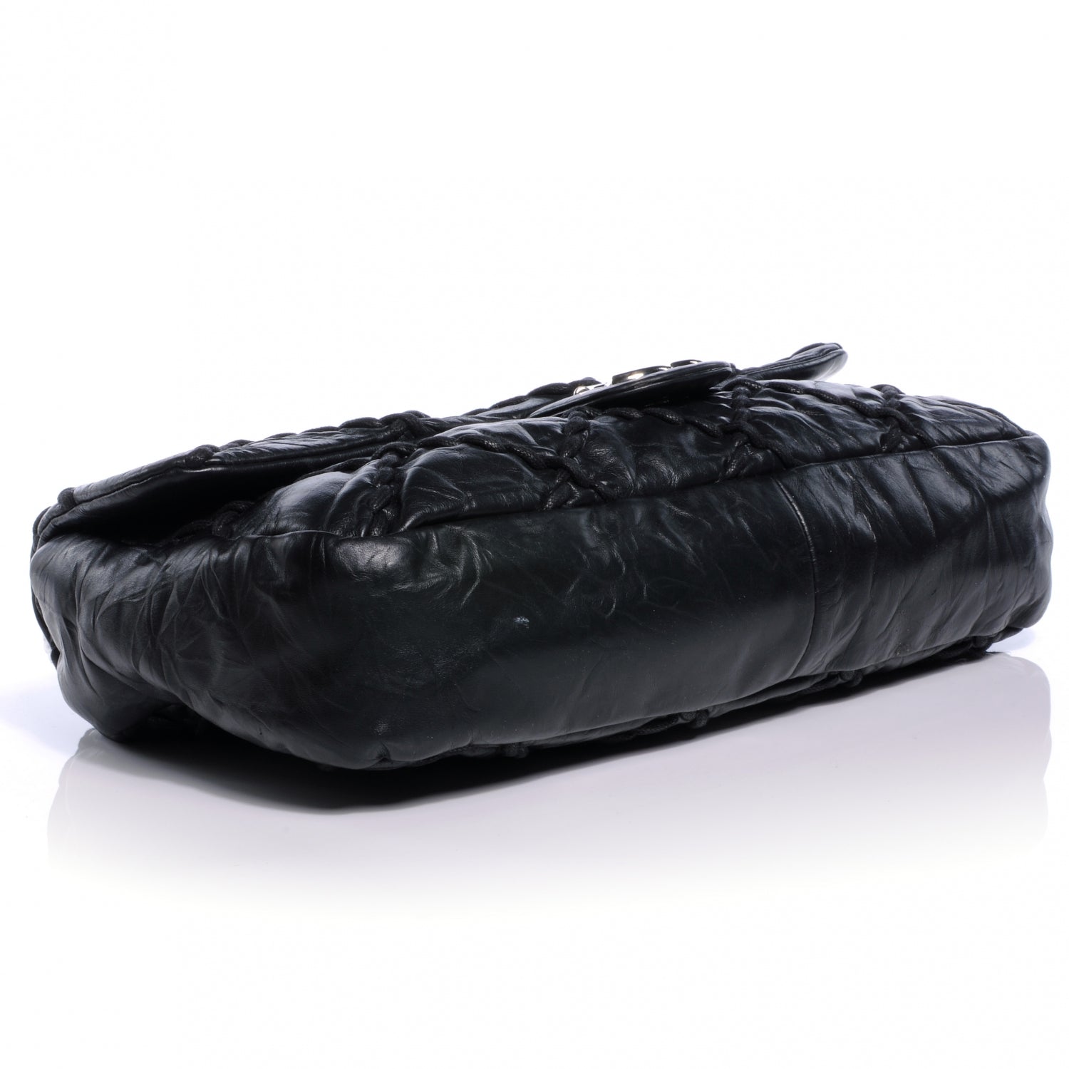 Chanel Calfskin Ultra Stitch Oversize Flap Black 4 of 9