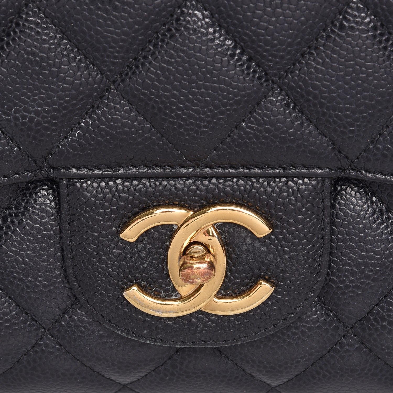 Chanel Caviar Quilted Maxi Double Flap Black 9 of 10
