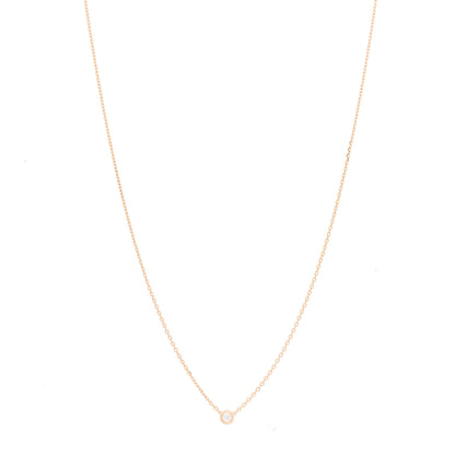 Cartier 18K Pink Gold Diamond XS D'Amour Pendant Necklace 1 of 3