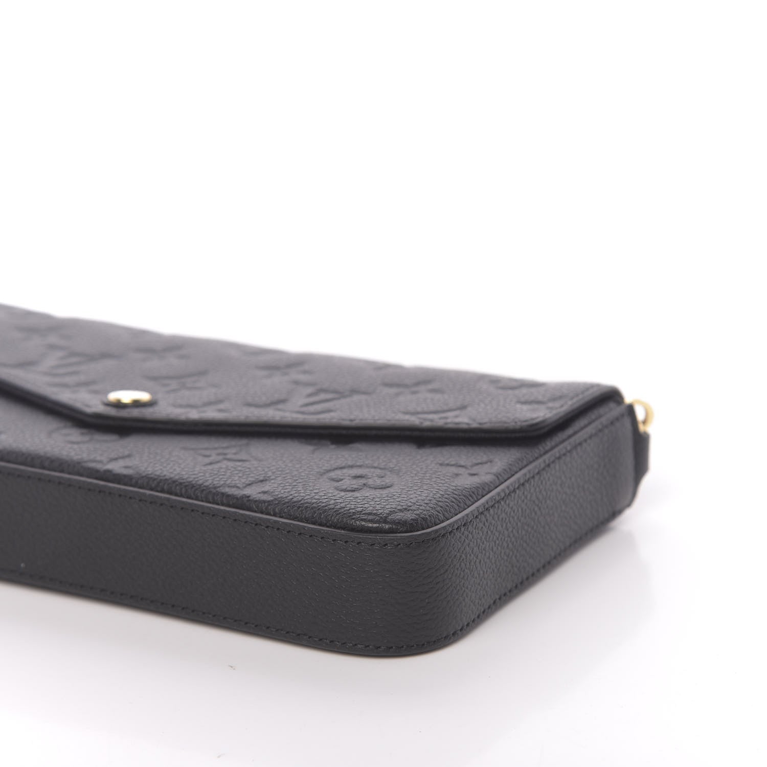 Louis Vuitton Empreinte Pochette Felicie Chain Wallet Black 9 of 10