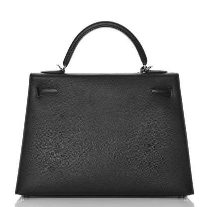Hermes Epsom Kelly Sellier 32 Black 34 of 36