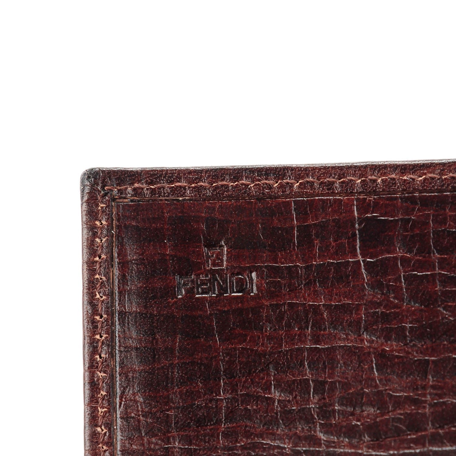 Fendi Zucchino Cuoio Romano Continental Wallet Tobacco 7 of 8