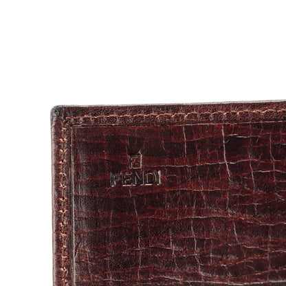 Fendi Zucchino Cuoio Romano Continental Wallet Tobacco 7 of 8