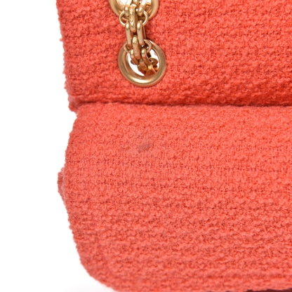 Chanel Wool Tweed Quilted 2.55 Reissue 225 Flap Coral 11 of 12