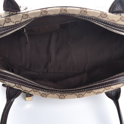 Gucci Monogram Small Princy Satchel Dark Brown 5 of 7
