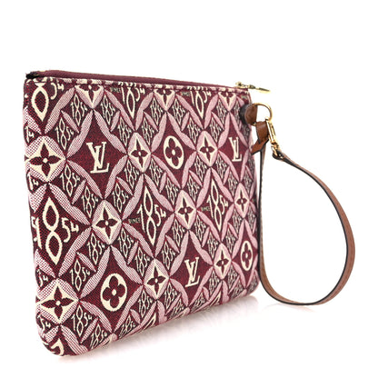 Louis Vuitton Jacquard Since 1854 Neverfull MM GM Pochette Bordeaux 3 of 8