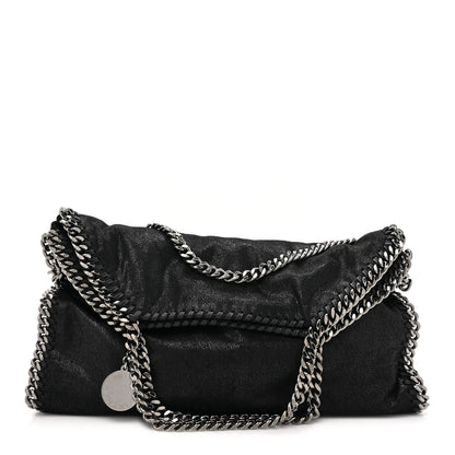 Stella McCartney Shaggy Deer Falabella Fold Over Tote Black 1 of 9