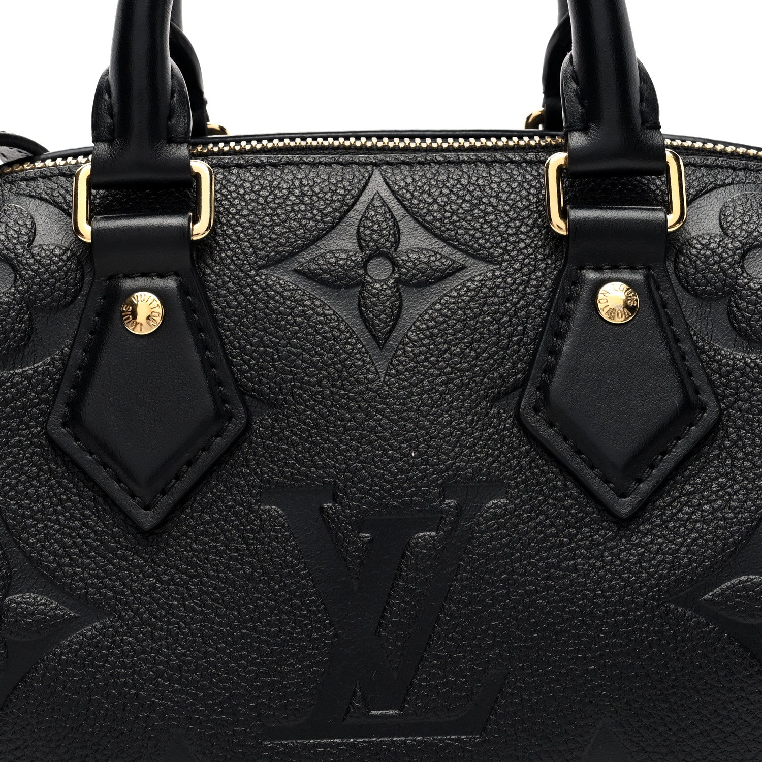 Louis Vuitton Empreinte Monogram Giant Speedy Bandouliere 20 Black 7 of 9