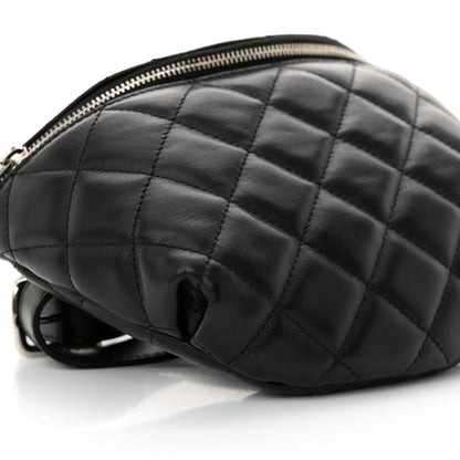 Chanel Calfskin Quilted Waist Belt Bag Black 10 of 12