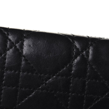 Christian Dior Lambskin Cannage Lady Dior Card Holder Black 10 of 12
