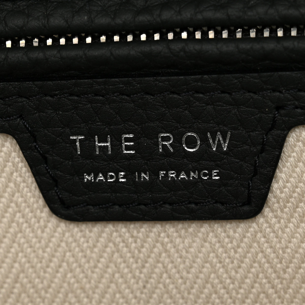 The Row Grained Calfskin Marlo 12 Tote Bag Dark Pine 6 of 11