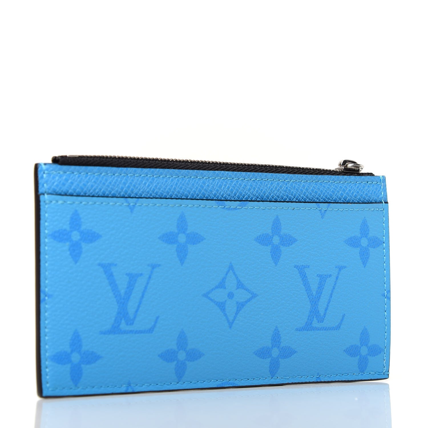 Louis Vuitton Taigarama Coin Card Holder Blue Lagoon 3 of 7
