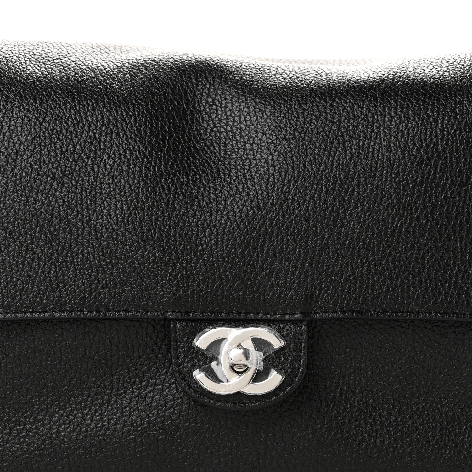 Chanel Grained Calfskin Small Souplissimo Maxi Flap Black 8 of 10