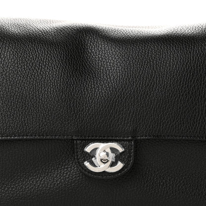 Chanel Grained Calfskin Small Souplissimo Maxi Flap Black 8 of 10