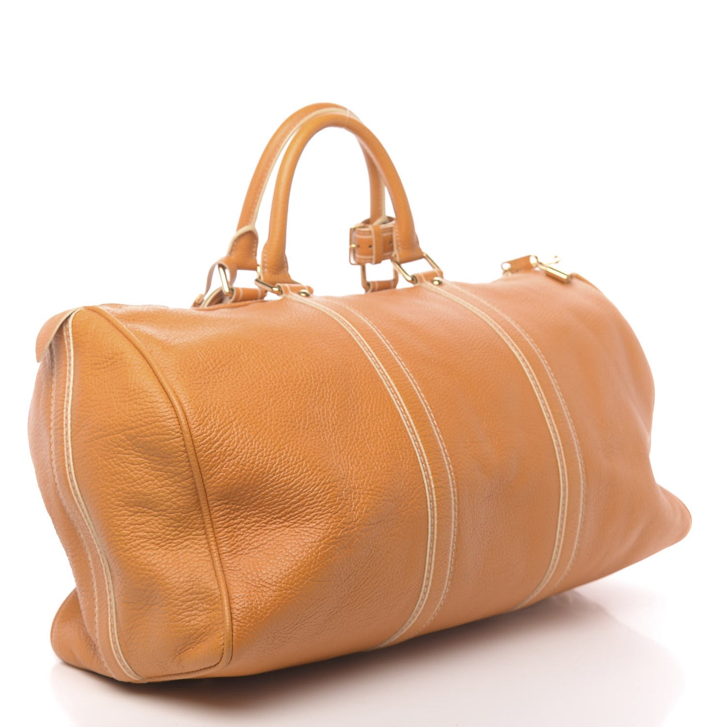 Tobago Calfskin Keepall 50 Yellow