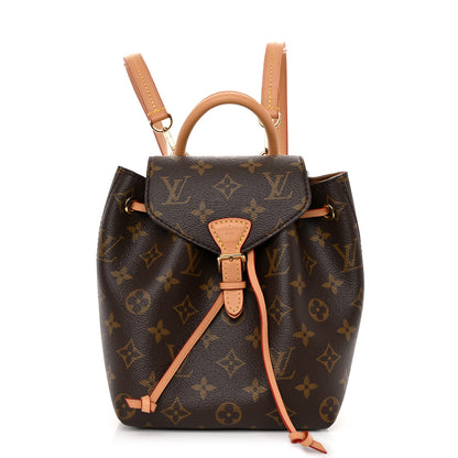 Louis Vuitton LOUIS VUITTON Monogram Montsouris BB Backpack Natural 1 of 10