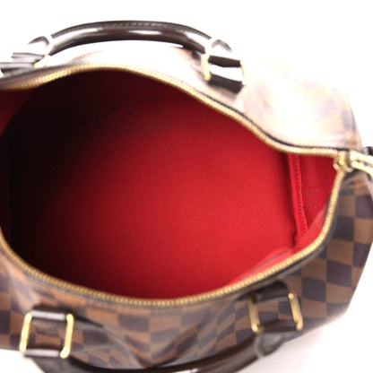Louis Vuitton Damier Ebene Speedy Bandouliere 30 16 of 21