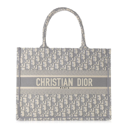 Christian Dior Oblique Medium Book Tote Grey 1 of 9
