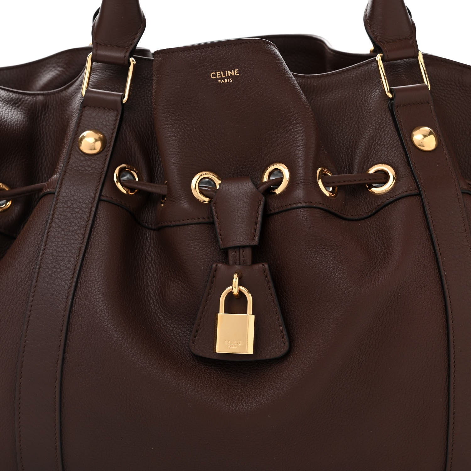 Celine Supple Calfskin Abbey Brown 10 of 12