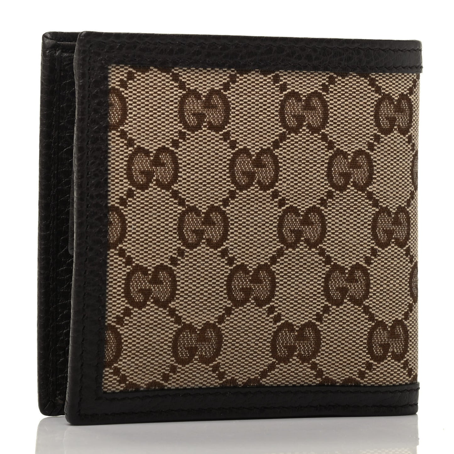 Monogram Bi-Fold Wallet Dark Brown