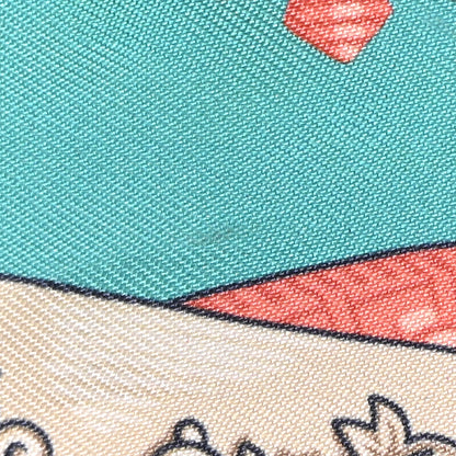 Hermes Silk Cavalleria d'etriers Twilly Celadon Bleu Vieux Rose 9 of 13