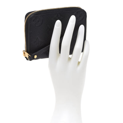 Louis Vuitton Empreinte Zippy Coin Purse Black 2 of 8