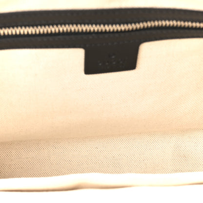 Gucci Calfskin GG Tennis Embossed Shoulder Bag Black 5 of 10