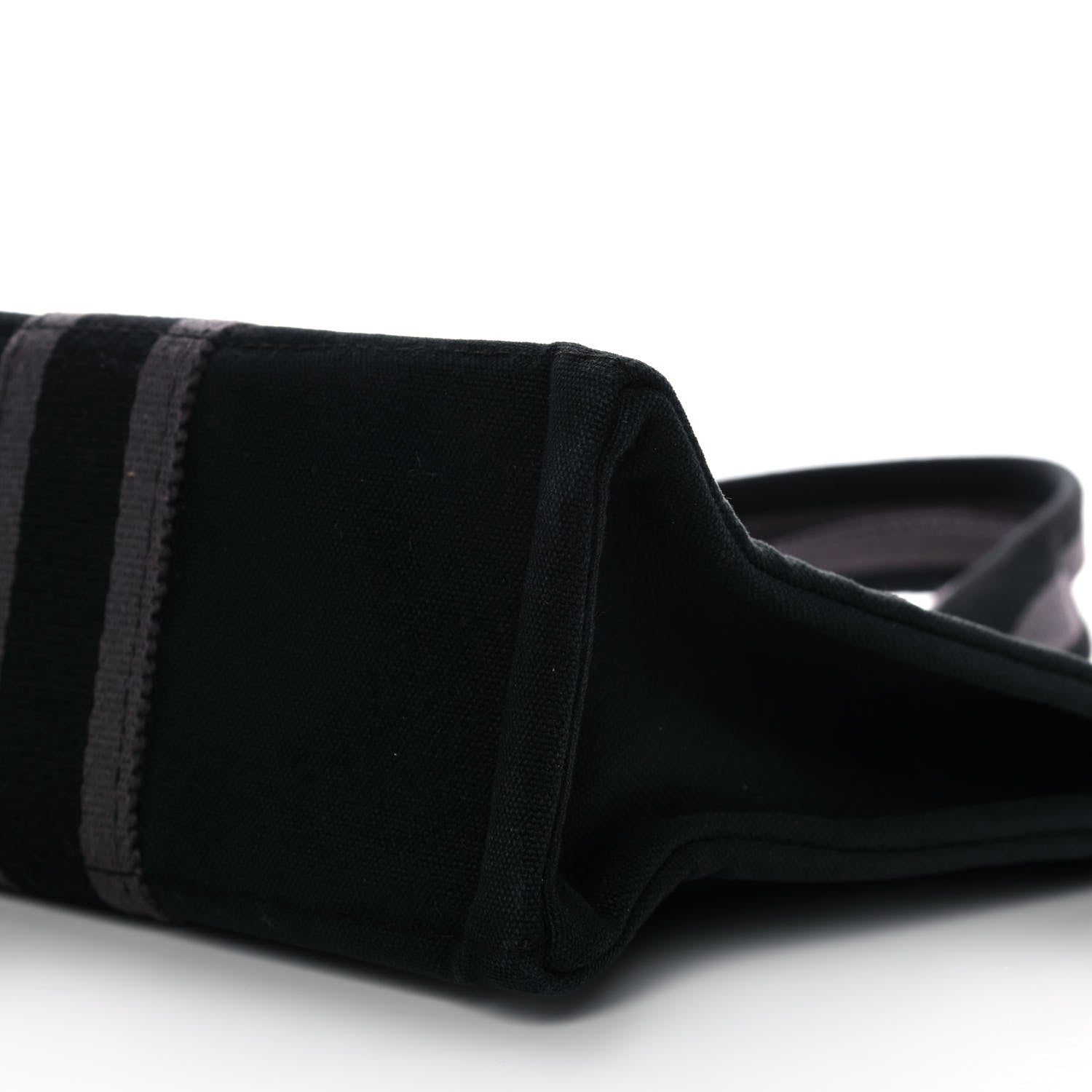 Hermes Canvas Herline PM Tote Black 7 of 10