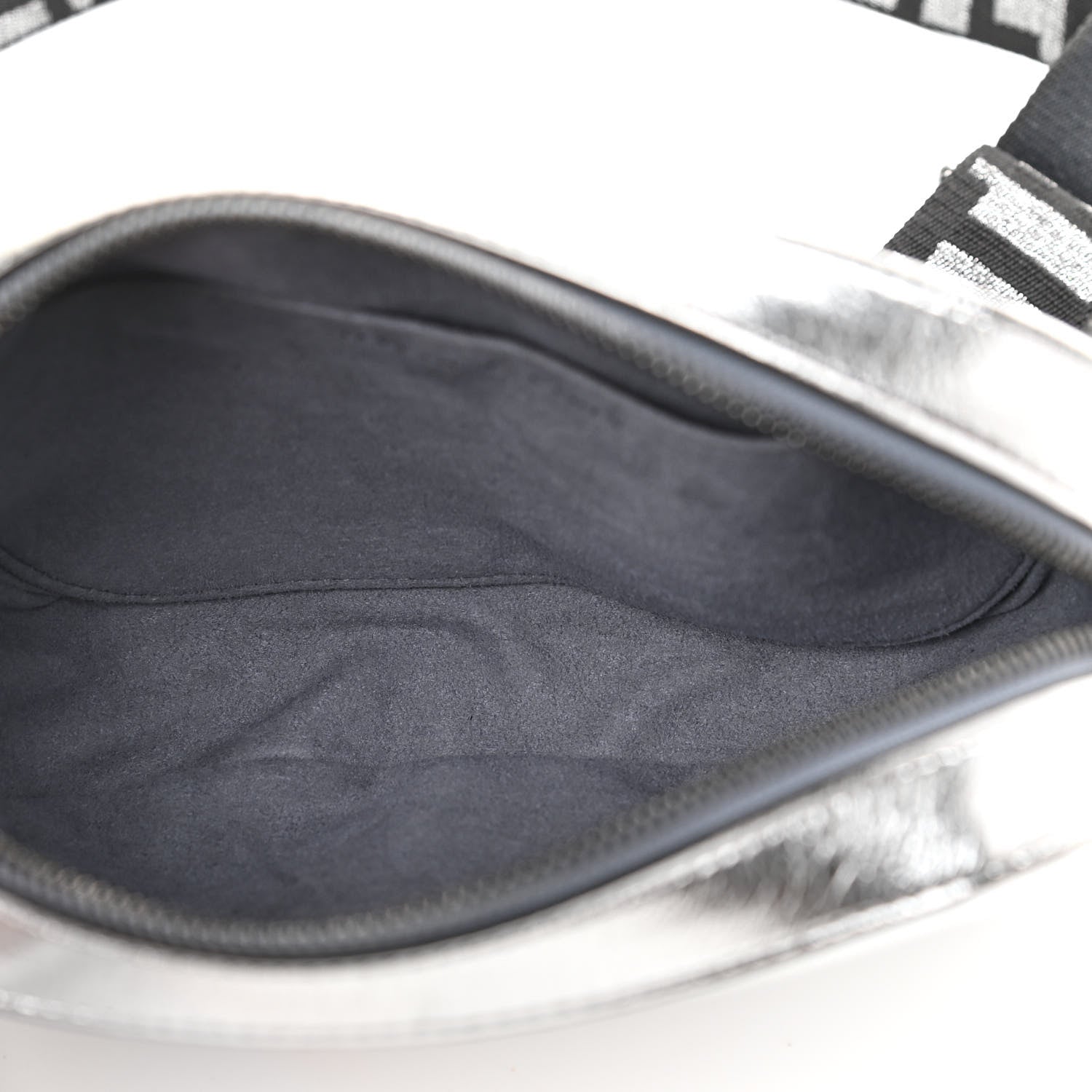 Stella McCartney Metallic Eco Alter Nappa Mini Camera Bag Silver 6 of 9