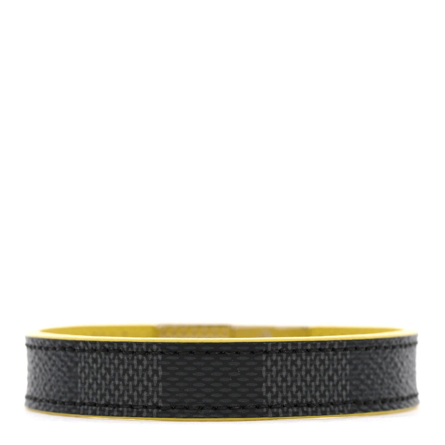 Damier Graphite Pull It Bracelet Yellow