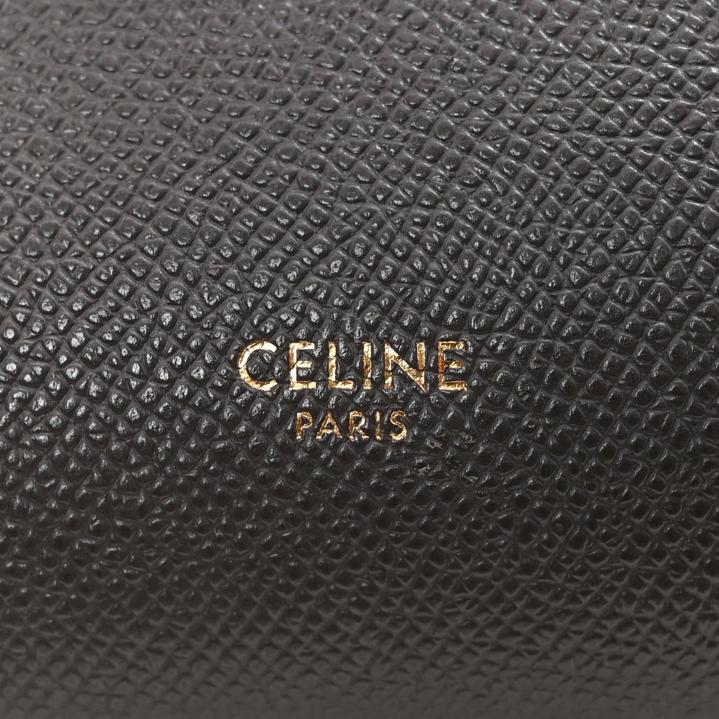Grained Calfskin Nano Belt Bag Grey